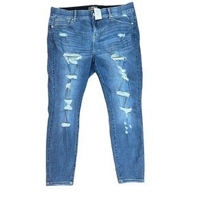 Women's Torrid Bombshell Skinny Premium Stretch Denim Jeans SZ 18S NEW WITH TAGS